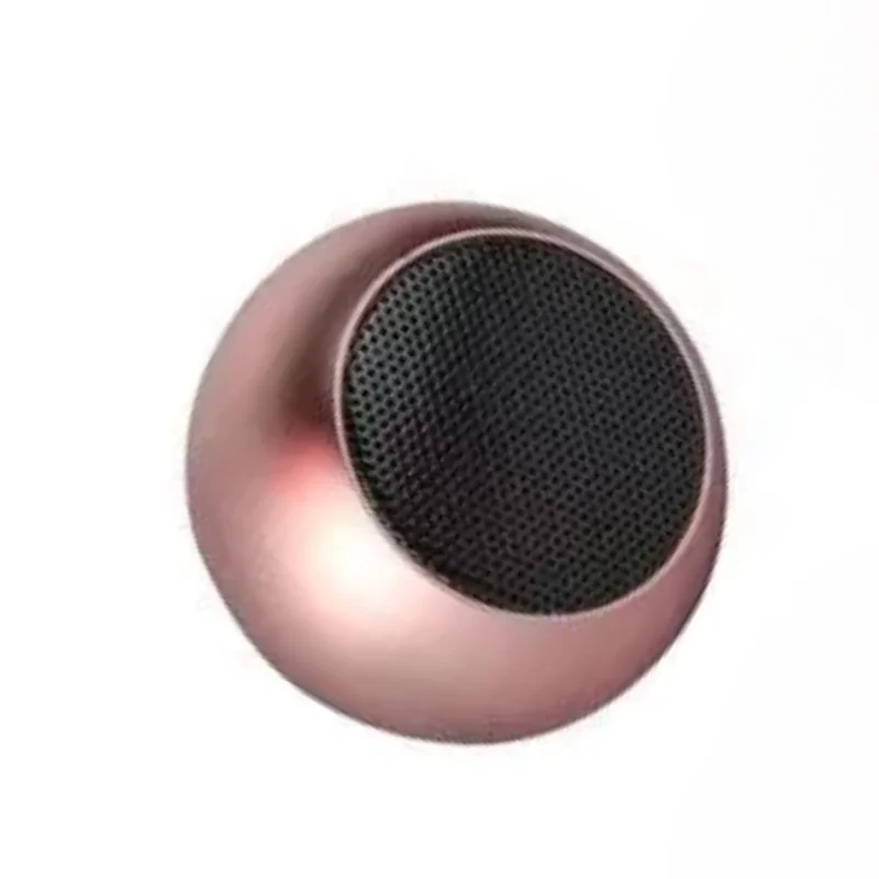 Caixa de Som Bolinha Bluetooth Super Potente Mini, sem fio, Tws Mini Speaker Amplificada (ROSE GOLD) - TYDA