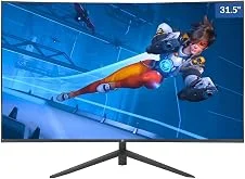 MONITOR TRONOS 31.5 POLEGADAS LED WIDESCREEN 75HZ CURVO TRS-R15 FHD FRAMLESS PRETO