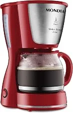 MONDIAL Cafeteira Elétrica Dolce Arome, Vermelho/Inox, 550W, 220V - C-35 18X