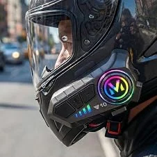 Fone Premium Para Capacete Bluetooth 5.3, IPX6, RGB, 48h, VARENZIA