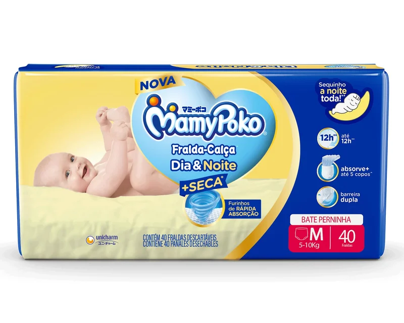 MAMYPOKO FRALDA CALCA DIA E NOITE JUMBO M40