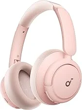 soundcore Q30 da Anker, Fone de Ouvido Bluetooth Sem Fio, ANC Híbrido Ativo, Headphone, Som de Alta Resolução, EQ Personalizável via App, 80h de Bateria, Conexão Multiponto, Ajuste Confortável, Rosa