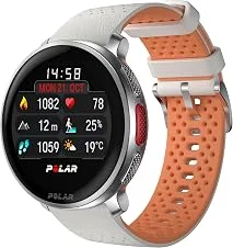 Polar Vantage V3 Branco e Laranja - Relógio esportivo com GPS, monitor de frequência cardíaca avançado e bateria duradoura, Smartwatch, mapas offline, relógio de corrida, relógio para triatlo