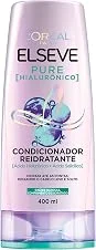 L'Oréal Paris Elseve Condicionador Pure Hialurônico Reidratante com Ácido Salicílico e Ácido Hialurônico para Cabelos com Raízes Oleosas e Pontas Secas, 400ml