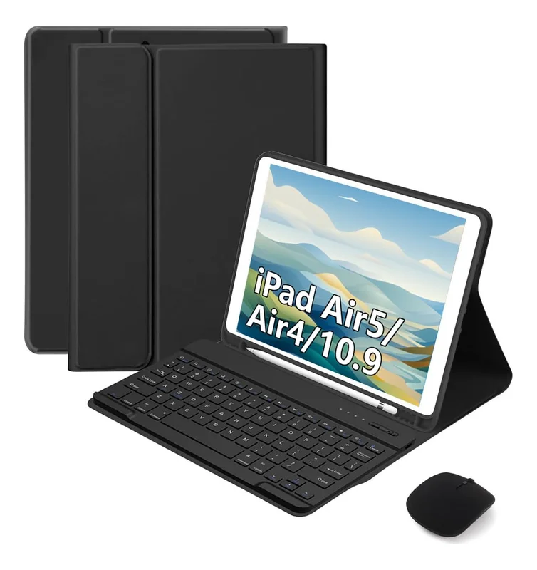 Capa Para iPad Air5/Air11(M3) com Teclado e Mouse