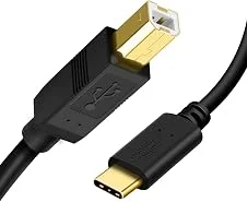 CableCreation Cabo USB B para USB C para impressora, 2 metros