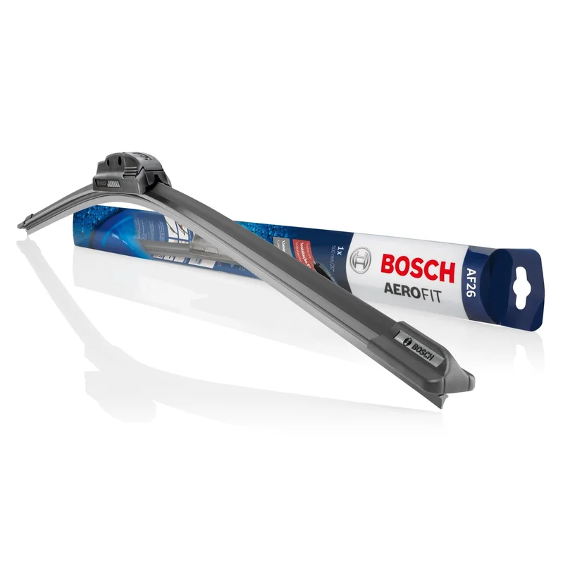 Bosch Palheta Dianteira Aerofit AF26, Limpador de Para-brisa com Tratamento de Grafite, 26 Polegadas 650 mm, Unitário Preta