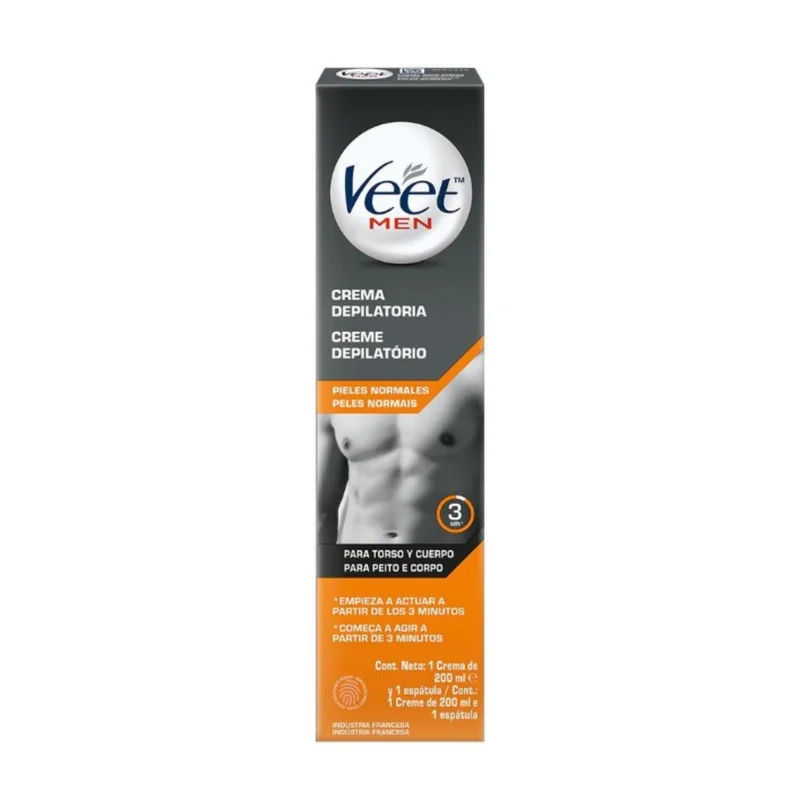 Veet Creme Depilatório Men Pele Normal 200ml