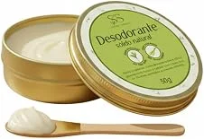 Desodorante Sem Alumínio com Óleos Essenciais e Argila Branca Clareador Anti Odor - Senhor Saboeiro 50g