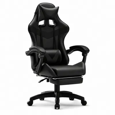 Cadeira Gamer Ergonômica Nitro Escritório Couro Sintético Reclinável Altura Ajustável Apoio Pés