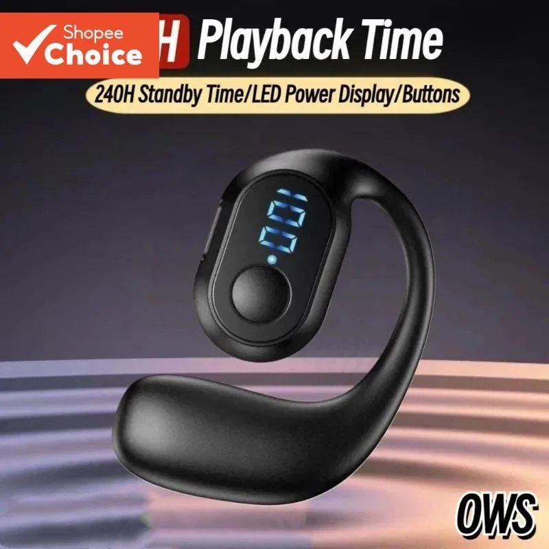 KY2 Pro Sem Fio Bluetooth 5.3 Fone De Ouvido Único Tampões Ultra Longa Vida Útil Da Bateria Negócios Esportes Fones Com