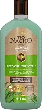 Tío Nacho Shampoo Reconstrutor Antiqueda Natural com Aloe Vera e Geleia Real – Reparação Profunda, Fortalecimento e Hidratação para Cabelos Danificados 415ml