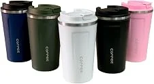Copo Térmico 510ml Inox com Tampa Vedada | Isolamento a Vácuo | Anti-Vazamento | Mantém Bebidas Quentes e Frias | Ideal para Café, Chá e Cerveja