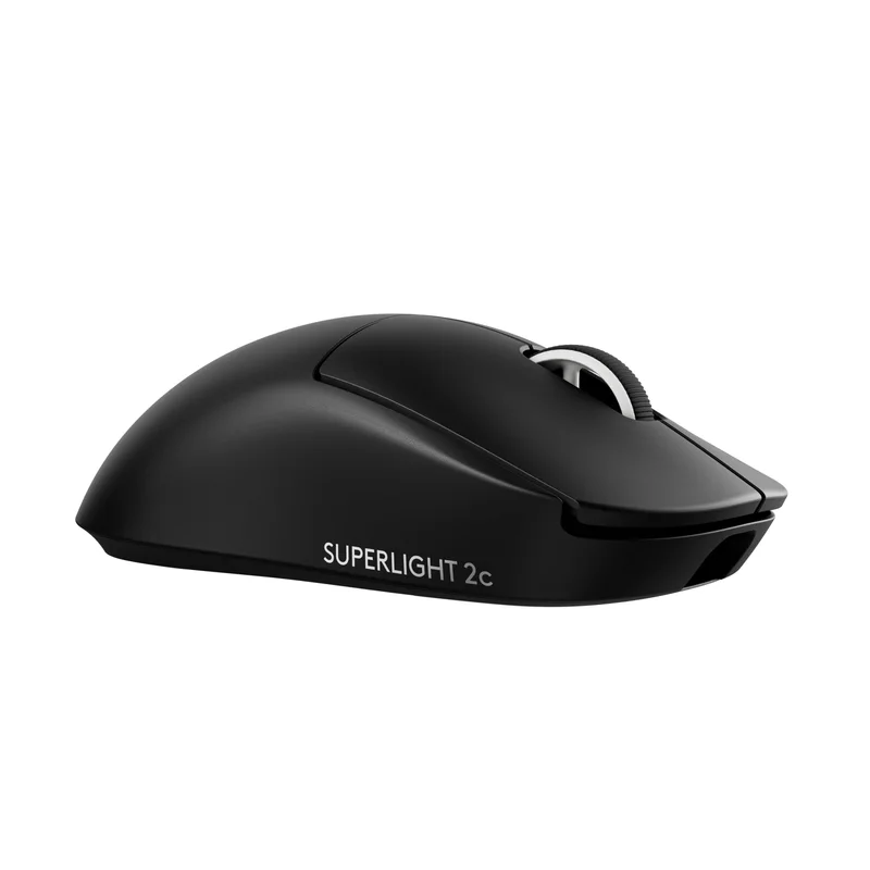 Mouse Gamer sem fio Logitech G PRO X SUPERLIGHT 2c, mouse compacto de 51 g, 5 botões programáveis, carregamento USB-C, sensor de 44K DPI, taxa de atualização de até 8 kHz para PC/Mac - Preto