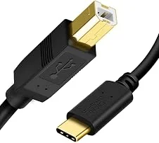 CableCreation Cabo USB-C para USB-B para impressora 1metro, USBC para USB B