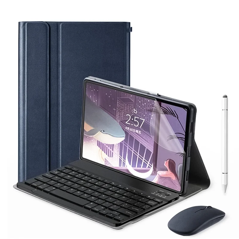 Kit Capa para Xiaomi Redmi Pad SE 11", com Teclado, Mouse e Película de Vidro