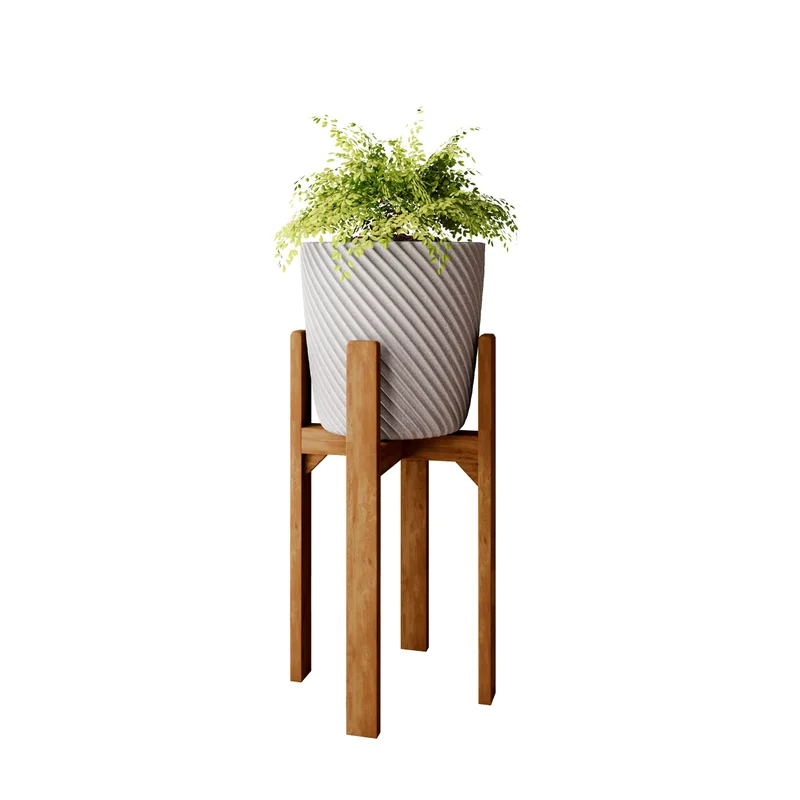 Porta Vaso em Madeira modelo Tripé 55cm