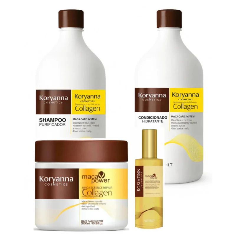 Kit Completo Máscara 500 g + condicionador 1L + Shampoo 1L + Óleo P 50ml