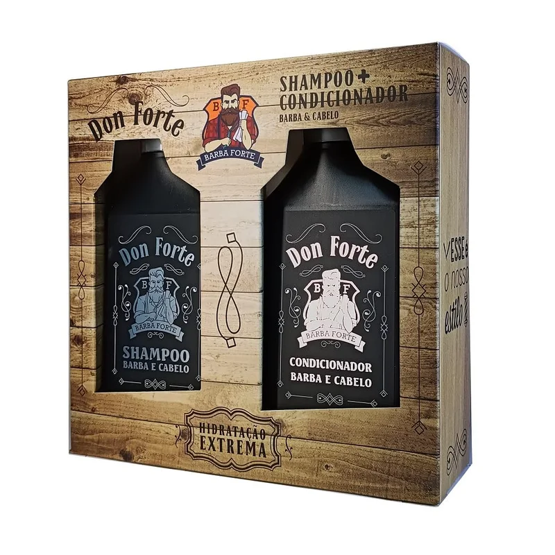 COMBO DON JUAN SHAMPOO 250ML+ CONDICIONADOR 170ML BARBA FORTE