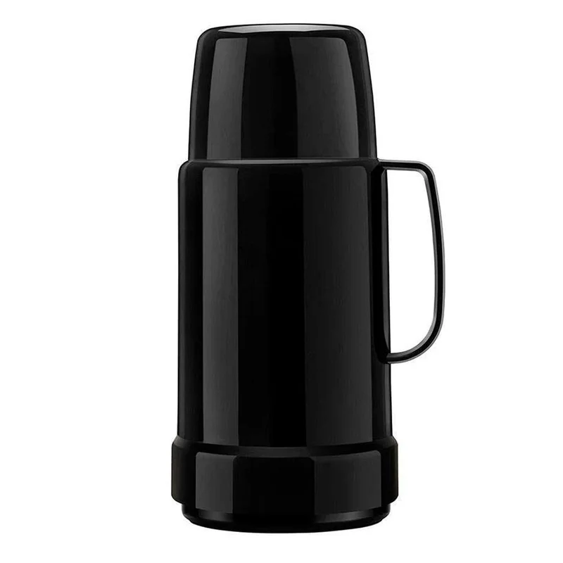 Garrafa Térmica GLT Rolha 500ml Preto Invicta