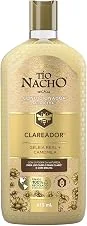 Tío Nacho Condicionador Clareador Antiqueda Natural com Camomila e Geleia Real para Cabelos Claros ou com Mechas – Mais Brilho e Clareamento Natural 415ml