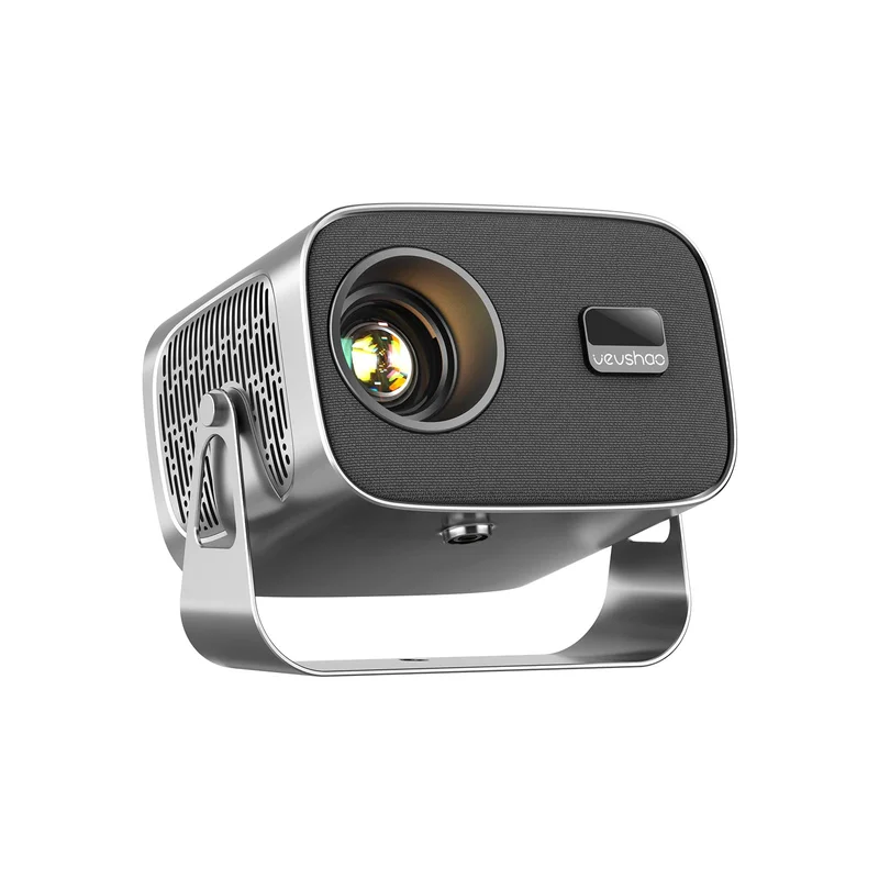 VEVSHAO A12 Mini projetor 4K 1080P portátil Full HD projetor portátil,Foco Automático,Android 11.0,Proteção Ocular com Rotação de 360°,Correção Eletrônica de Distorção Trapezoidal,Presente requintado