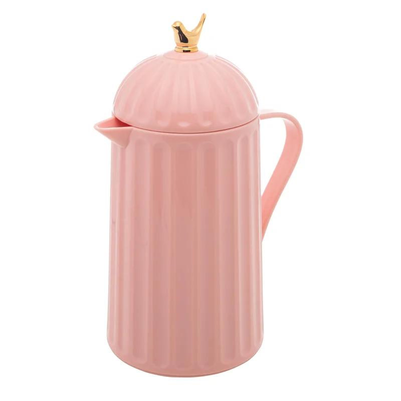 WOLFF Garrafa Térmica de Plástico Bird Nude 600ml - Enxoval - Organização - Decoração - Cozinha - Mesa Posta - Utilidades Domésticas - Perfeita Para Café e Chá